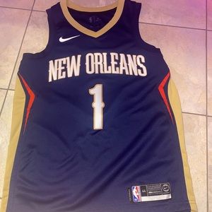 Zion Pelicans Home Jersey Adult Medium